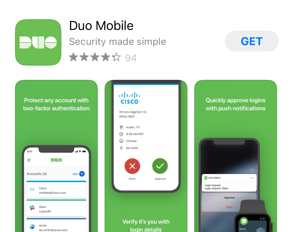 Duo mobile app image